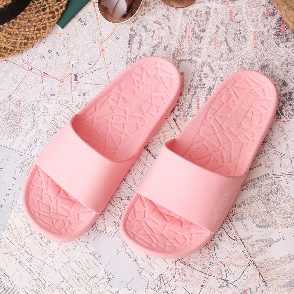 舒適幾何紋室外拖鞋